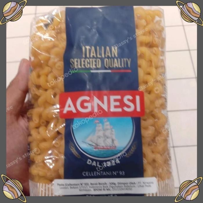 

[CLS] AGNESI PASTA CELLENTANI 500 GR/PASTA