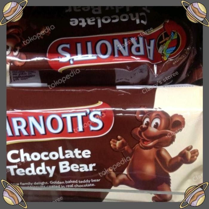 

[CLS] ARNOTTS CHOCOLATE TEDY BEAR 200 GR/BISKUIT COKLAT