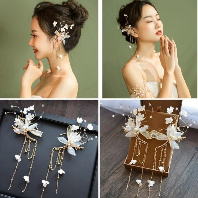 Earpiece earcuff earclip hiasan telinga aksesoris pesta BMA15