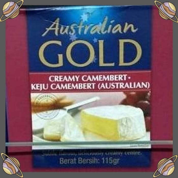 

[CLS] AUSTRALIAN GOLD CREAMY CAMEMBERT 115 GR/KEJU CAMEMBERT/CHEESE