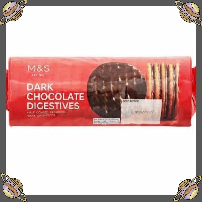 

[CLS] M&S FOOD DARK CHOCLATE DIGESTIVES 300 GR/BISKUIT COKLAT COOKIES