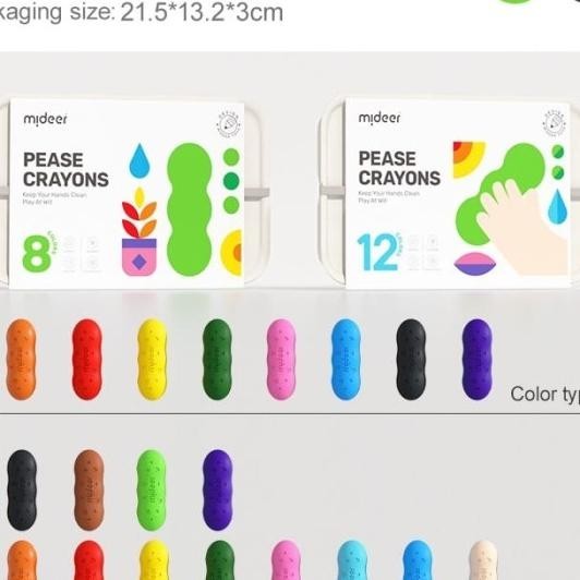 

Deer Washable Beeswax Based Pease Crayon 8/12