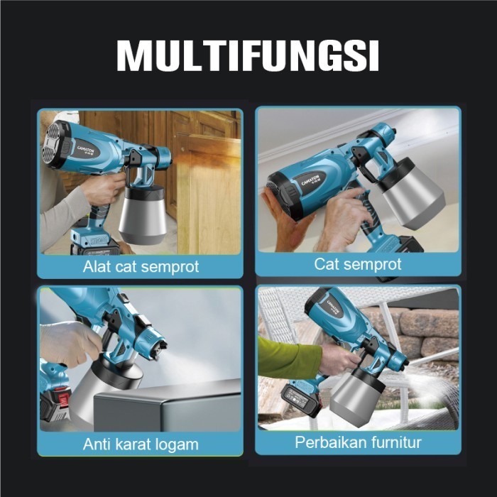 Ironhoof Cat Semprot Listrik Electric Spray Gun 850W Mesin Spray Gun