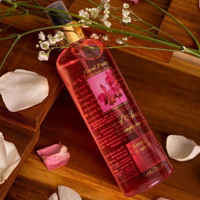 Body Splash Floral Fruity Champagne 260 Ml Cote D'Azur Original 100%