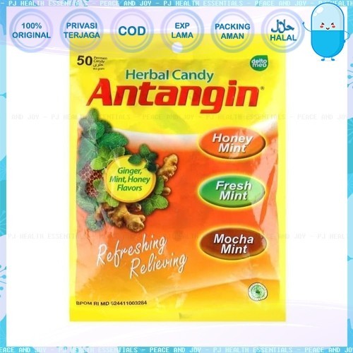 

ANTANGIN PERMEN HERBAL ISI 50 PCS RASA HONEY MINT FRESH MINT MOCCA MINT DIJAMIN ORIGINAL