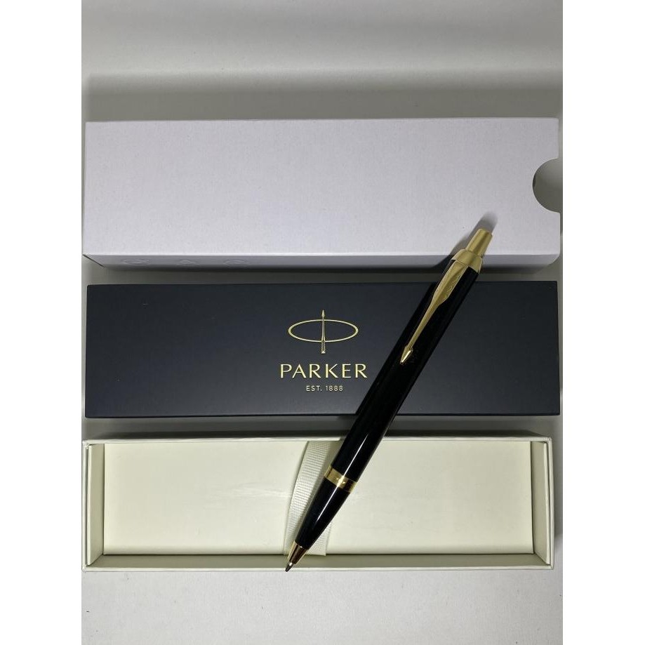 

Pulpen Parker New Im Black Original BP GT ( Klip Emas )