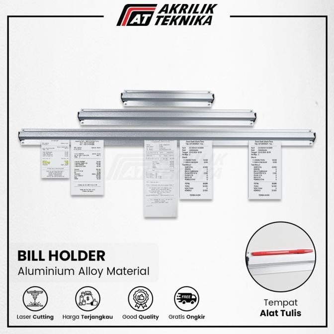 

Bill Holder / Capitan Nota Bon Stainless / Receipt Holder