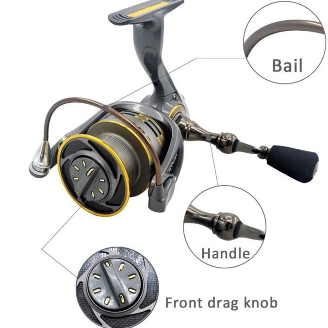 RYOBI Slam NCRT Fishing Reel Spinning Gulungan Pancing Galatama Laut
