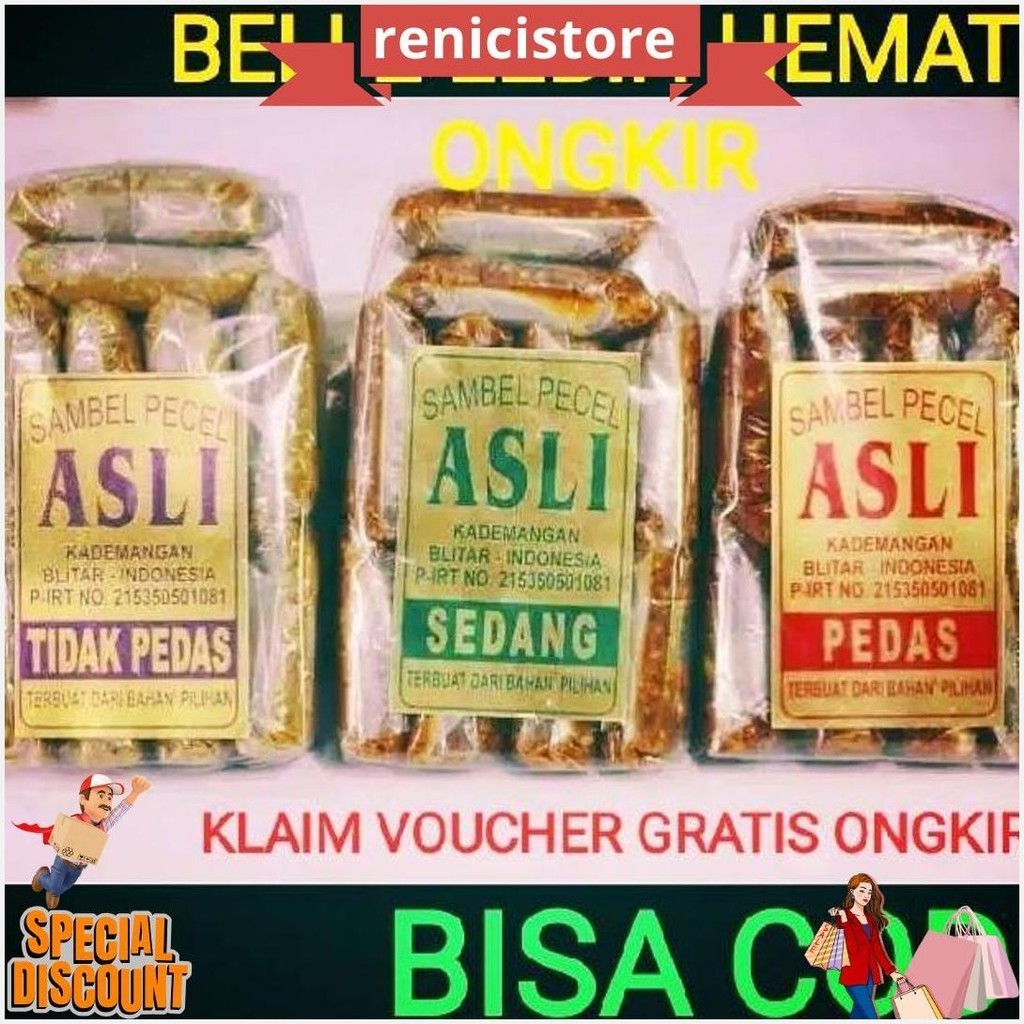 

Sambel Pecel Asli Blitar / Sambal Pecel Asli 450 Gram Siap Kirim