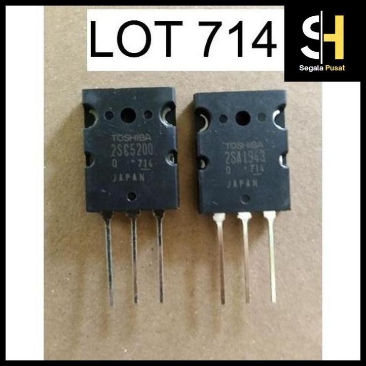 

Transistor TOSHIBA A1943 / C5200 KODE 714 segalapusat_1