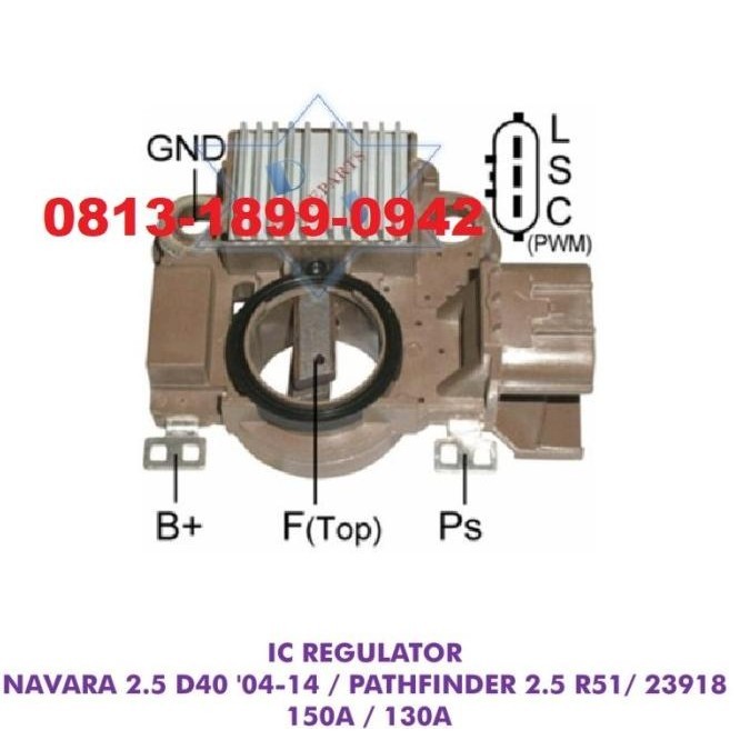 Ic Regulator / Alternator Nissan Navara 2.5 D40 04-14 Pathfinder 2.5