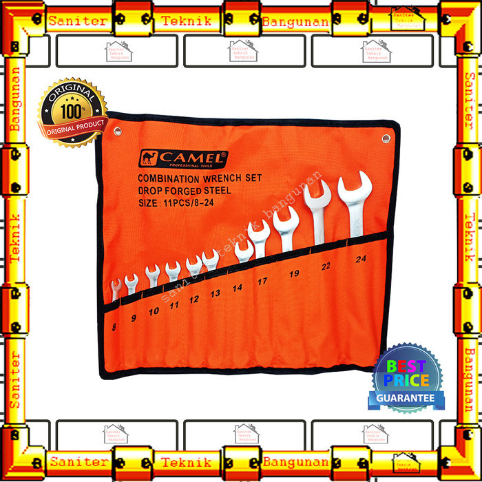 Kunci Ring Pas Set 11 Pcs Camel