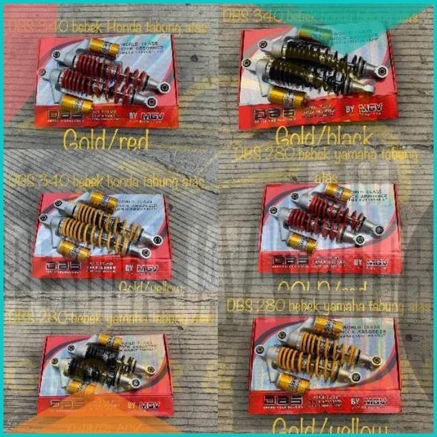 Shock Tabung Dbs Original Ukuran 280,340,Jupiter z,Vega r,Supra,Rxking