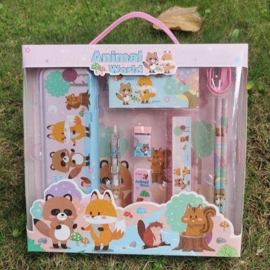 Berkualitas Paket Alat Tulis Set 9 In 1 / Stationary Set Alat Tulis Sekolah Isi 9 Pcs / Perlengkapan