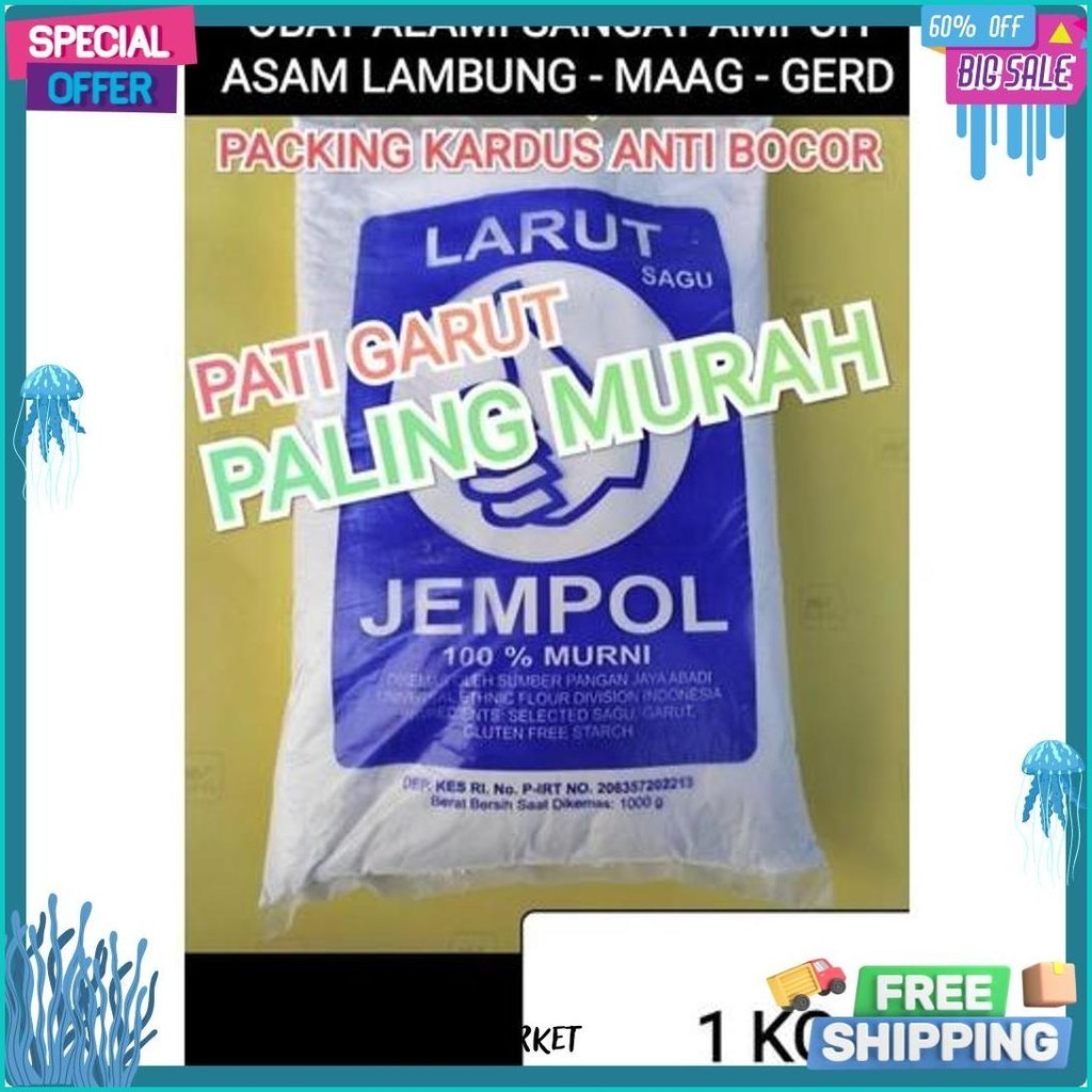 

Tepung Pati Halus Garut / Irut / Sagu Cap Jempol Asli 100% ( Perkilo Sangat Halus Dan Nikmat ) (Lagi Rame)