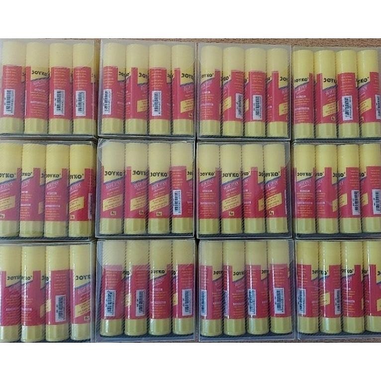 

Big Sale (12Pcs) Glue Stick / Lem Batang Joyko Gs-09 1 Box Isi 12Pcs / 8Gr Hig Quality