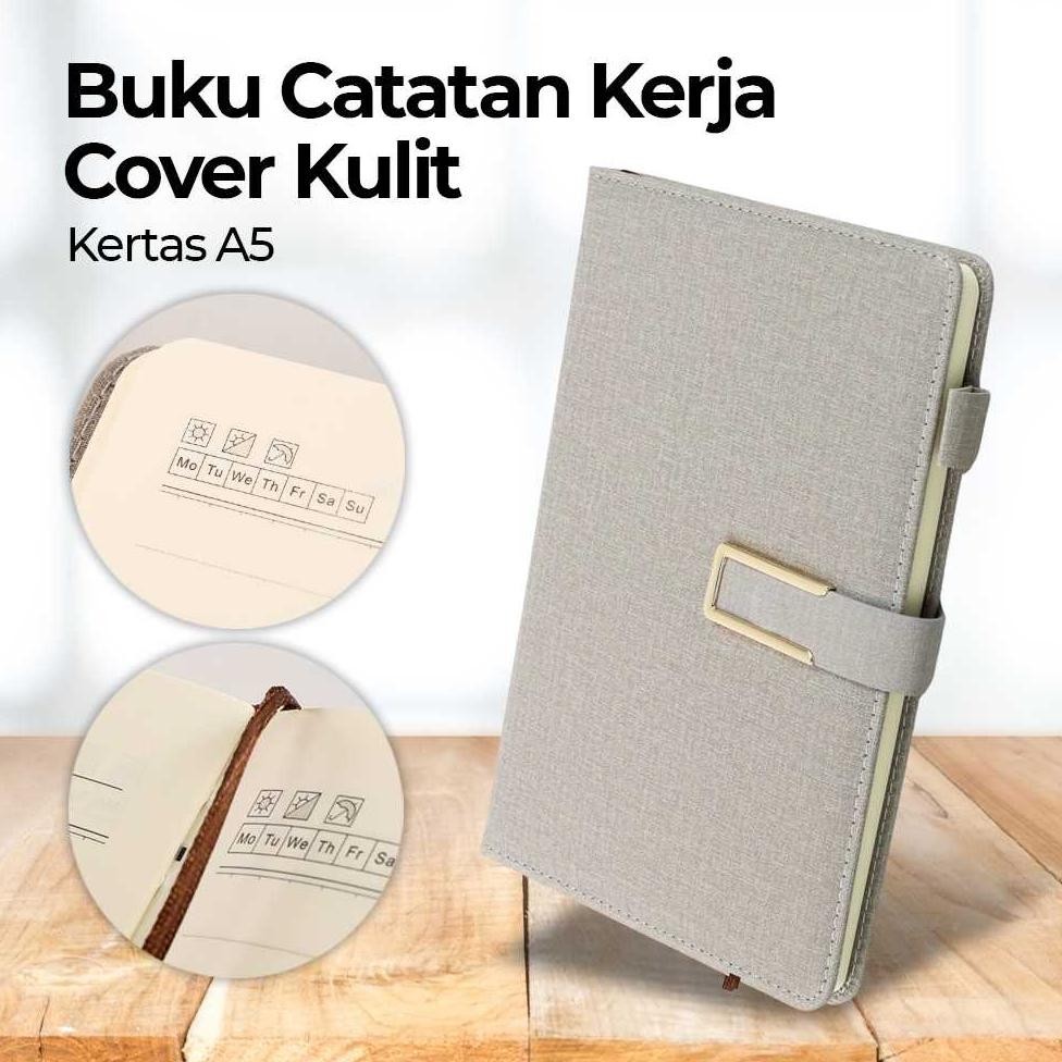 

8.8 Buku Catatan Tebal 360 Halaman Jurnal Harian Cover Kulit Untuk Bisnis Harian Kantor Kuliah Bisa Custom Nama Hig Quality