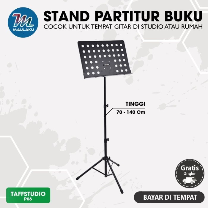 Alat Musik Stand Book Kecil Stand Partitur Untuk Buku Musik - P06