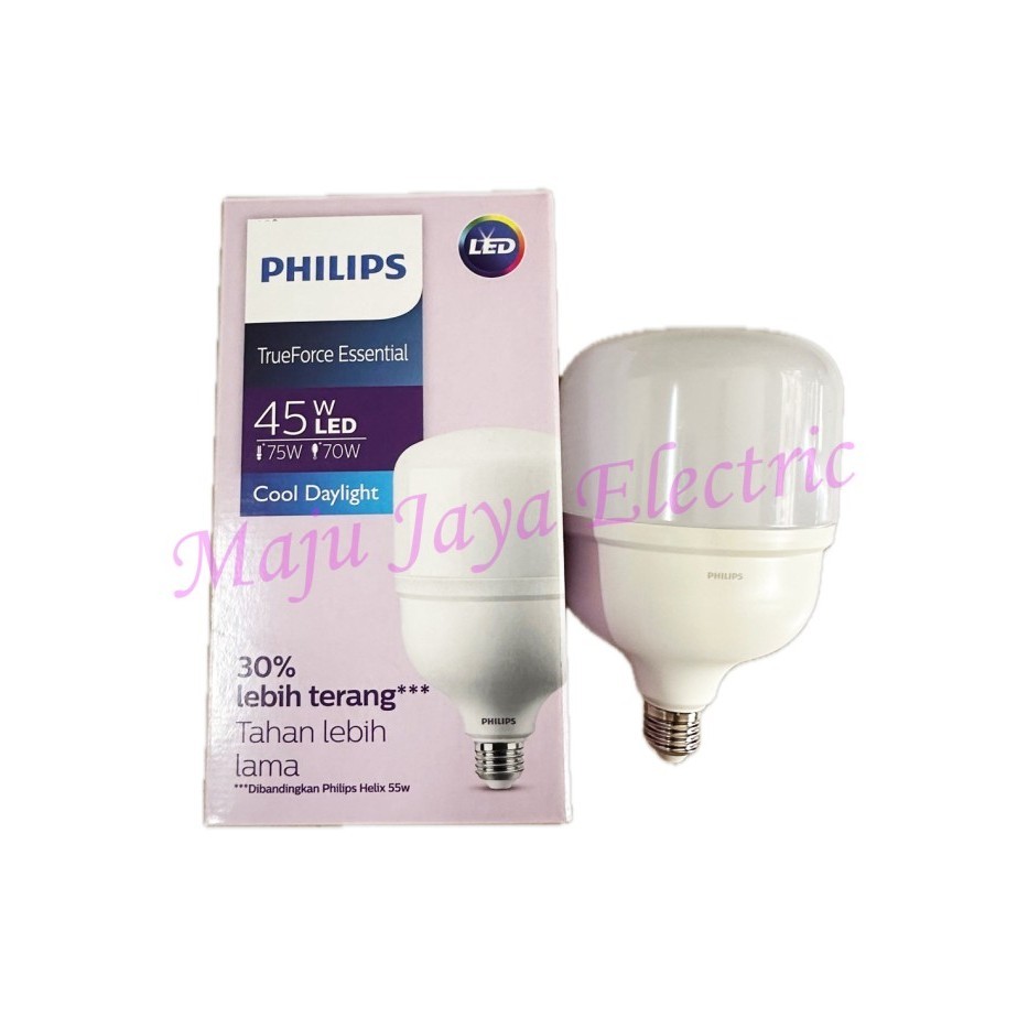 LED Philips TrueForce Essential 45 w Watt Bohlam True Force 45w 45watt