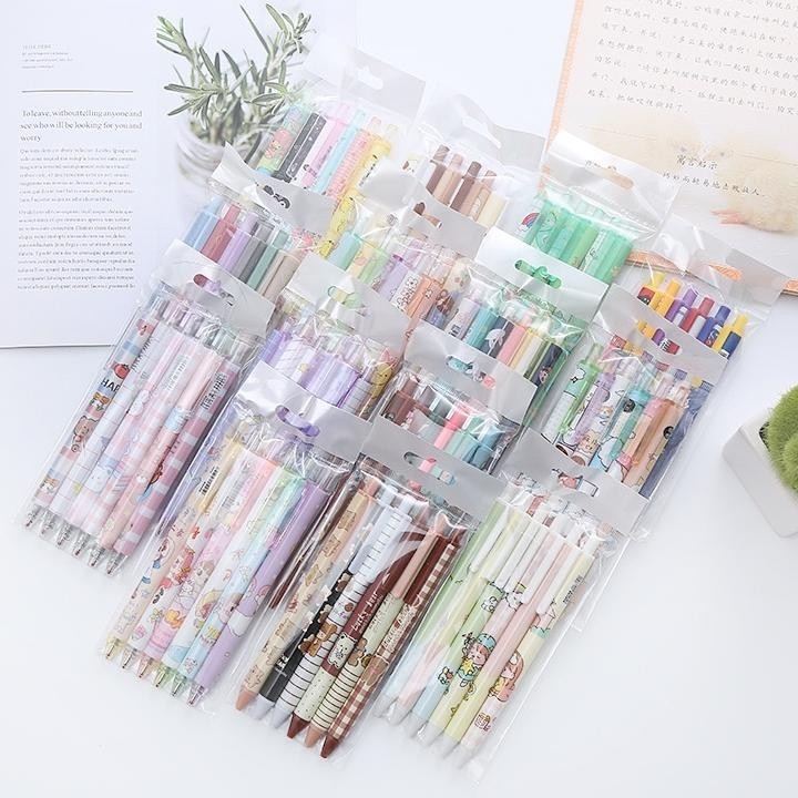 

ad-532 MURMURE.ID | 6PCS PULPEN GEL MEKANIK 0.5MM / BALLPOINT MEKANIK PULPEN SET ISI 6 PCS Sale