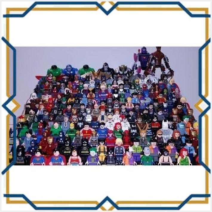 [IKK] SATUAN LEGO RANDOM SUPER HERO LOT SET BORONGAN MURAH MINIFIG MARVEL DC ECERAN GROSIR MOVIE BRI