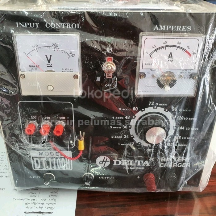 Battery Charger Aki Delta Dt1100 100Ampere 100A Otomatis Cas Aki Accu