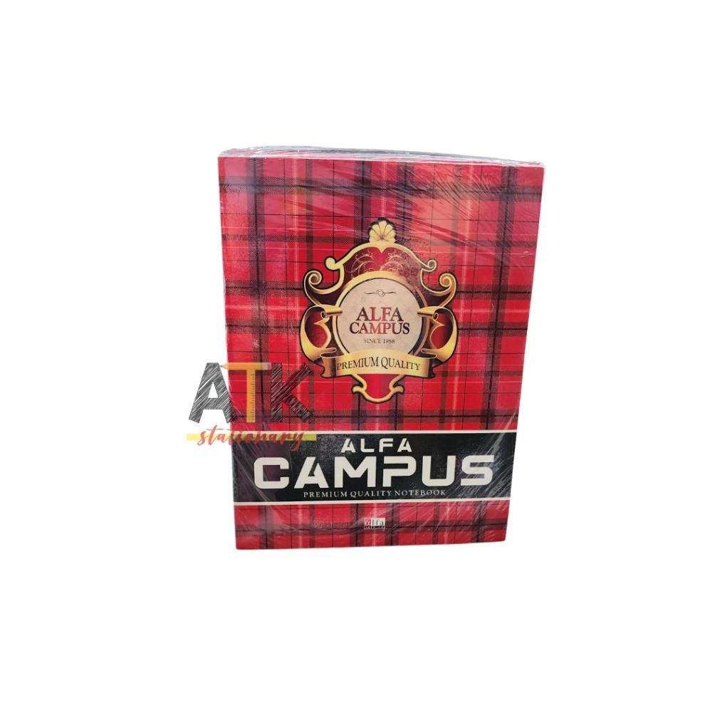 

tg-342 Buku Tulis Alfa Premium Campus 38 Lembar Ukuran Kwarto Pendek atk Original