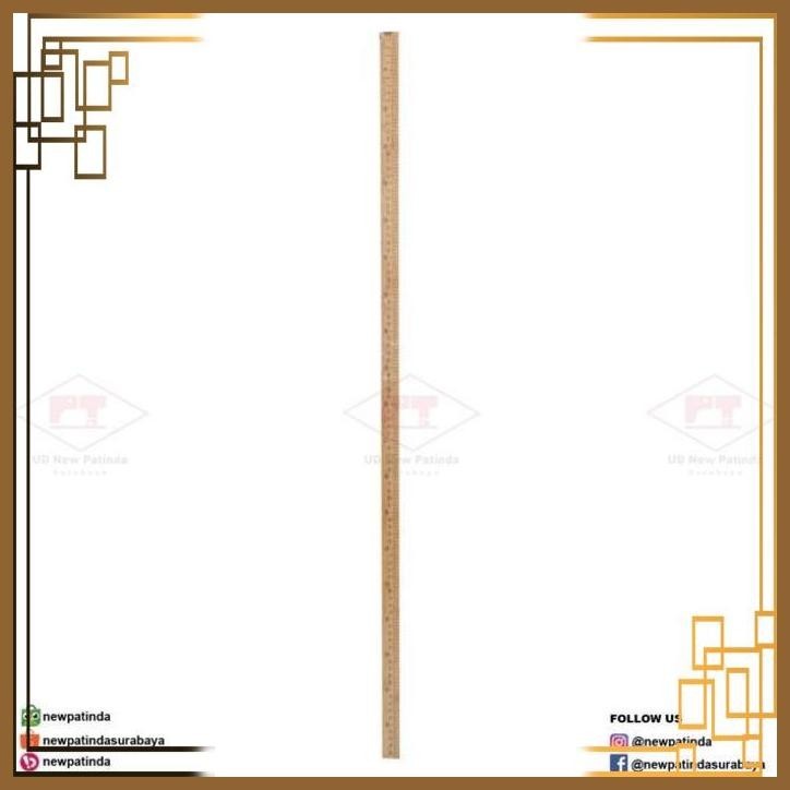 

[NPT] Penggaris Jahit / Penggaris Bahan Penggaris Kayu Tailor Ruler 1 Meter