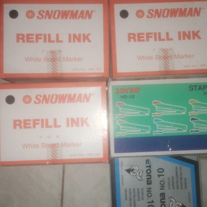 

tinta ink permanent snowman reffil