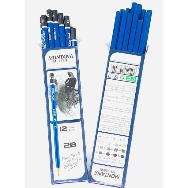 

Aw89 (1 PACK) JUAL PENSIL MURAH LUSIN 2B Pensil Montana MT-2B01B Murah