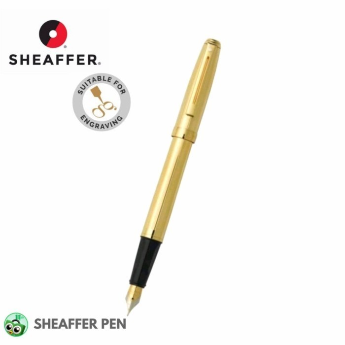 

Sheaffer Prelude Fluted 22K Gold Plate & 22K Gold Plate Fountain Pen