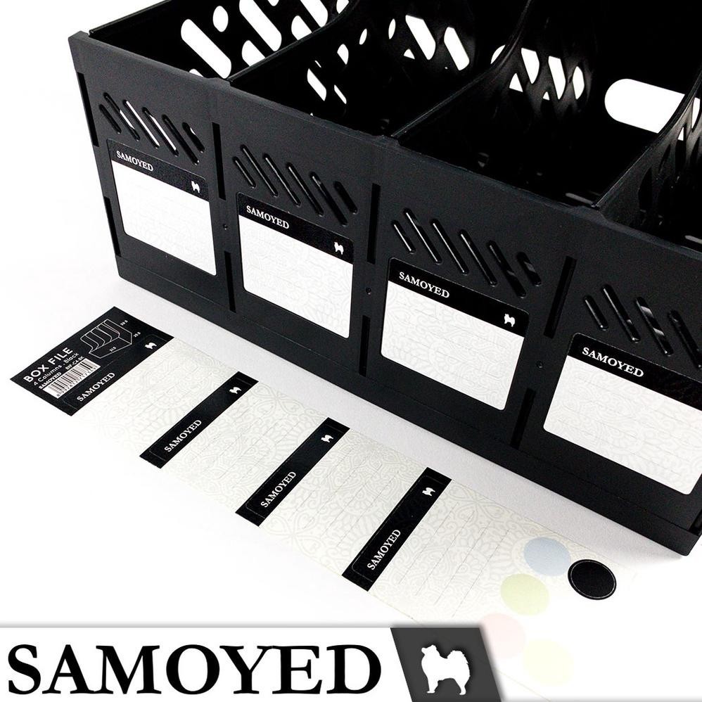 

TERMURAH Tempat / Kotak / Keranjang / Rak Plastik Dokumen / Majalah / Magazine / Box File 4 Columns / Kolom / Kotak / Sekat / Susun Samoyed BXF-C4 d-54