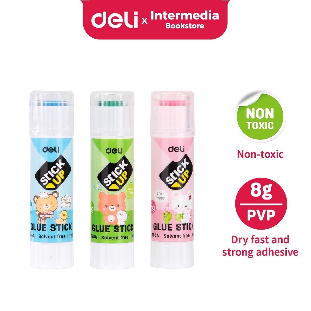 

Deli Lem Glue Stik E7165A Kinerja Perekat yang sangat kuat tidak beracun sesuai dengan EN-71