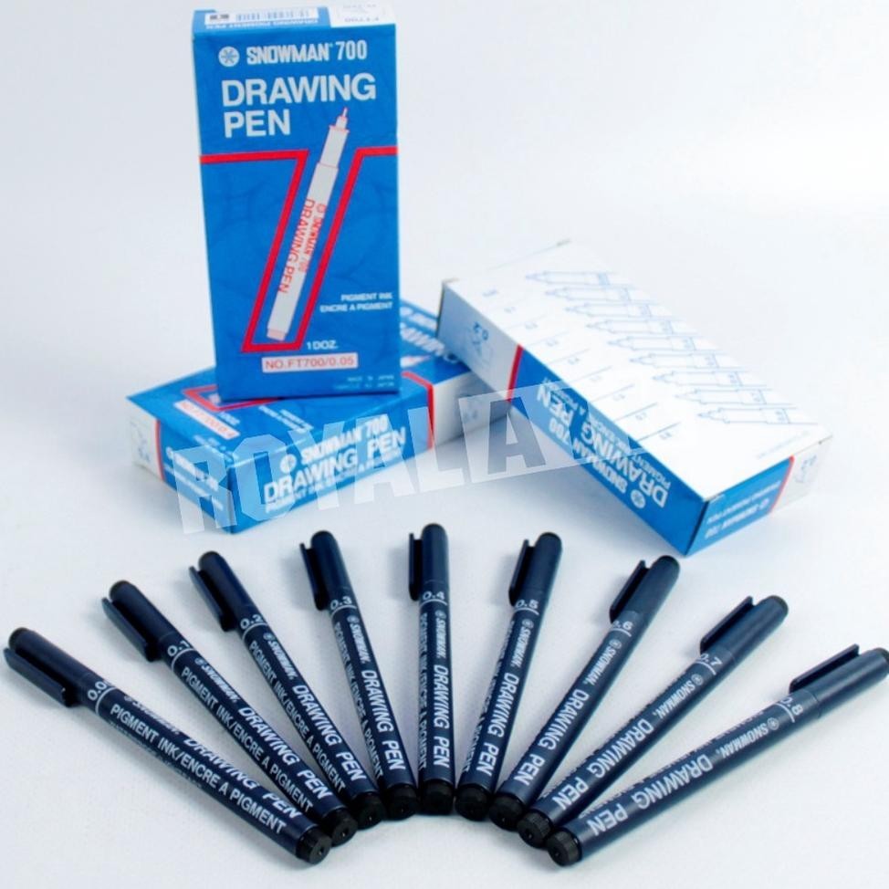 

se-7 Spidol Drawing Pen Snowman FT-700 0.05-0.8 Terlaris