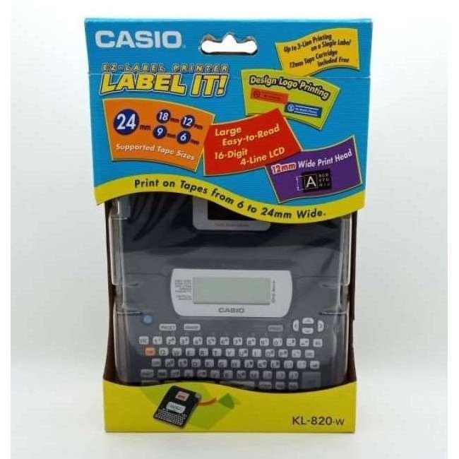 

Alat / Mesin Label Harga Casio KL-820 Label It (Pengganti KL 7200)