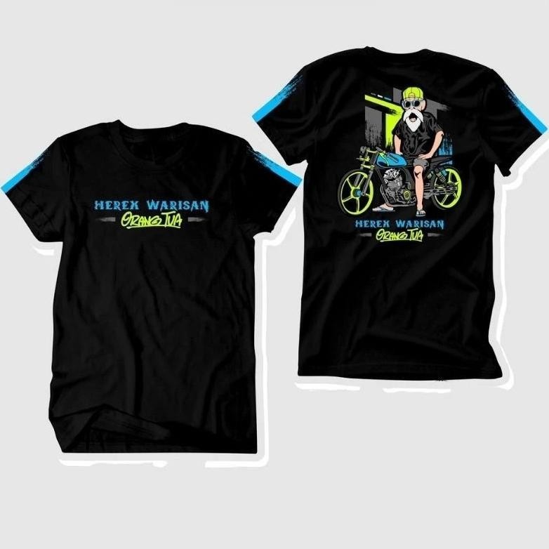 Promo Kaos Herex Warisan Orang Tua Tshirt Herex Warisan Orang Tua  Baju Anak Dewasa Pria Wanita
