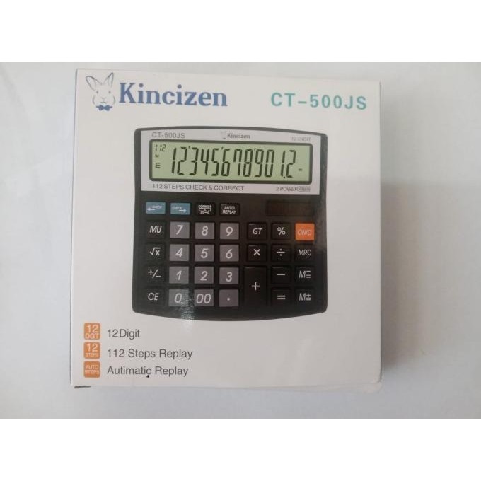 

KALKULATOR CHECK & CORRECT CT-500JS 12 Digit - Calculator Meja CT500JS