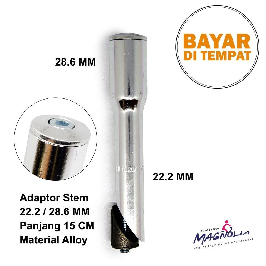 SPECIAL Adaptor Stem Stir Sepeda MTB Gunung 22.2 to 28.6 Stir Oversize Komponen Sepeda MTB Gunung - 