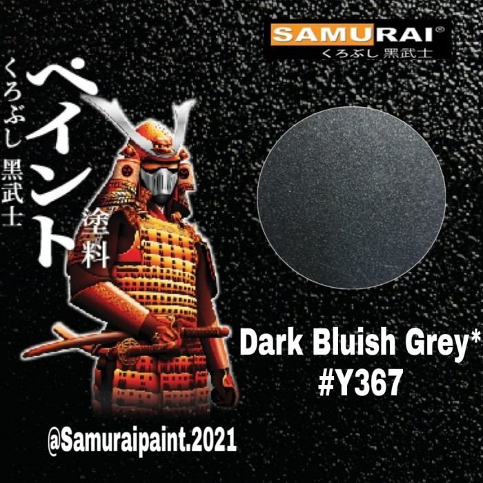 Samurai Paint Dark Bluish Grey Y367 Cat Samurai Abu Abu Bulu Monyet