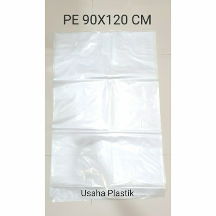 

TERMURAH Kantong Plastik Bening Besar ukuran 90x120 cm -PE 90X120 cm tebal 0,8m