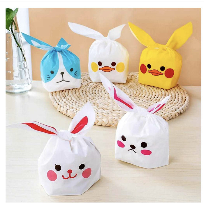 

MURAH [10PC] Plastic Snack Plastik Goodie Bag Ulang Tahun Motif Rabbit 20x32