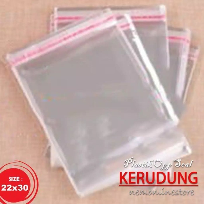 

SALE plastik opp lem seal ukuran 22 x 30 cm isi 100 lembar