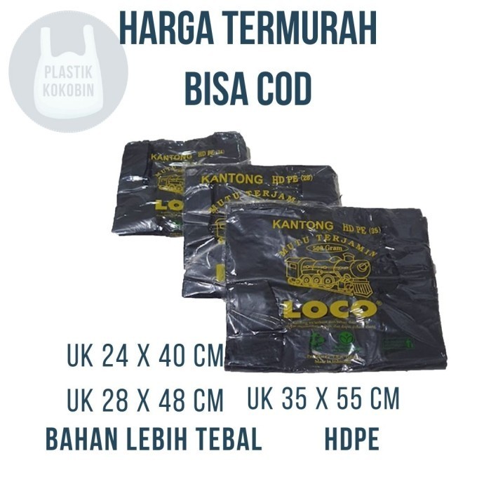 

HOT PROMO TERMURAH KANTONG KRESEK LOCO HD TEBAL 24x40 28x48 35x55
