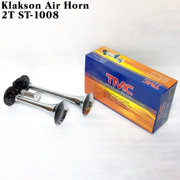 KLAKSON ANGIN 2 TEROMPET TELOLET UNIVERSAL 12-24 VOLT