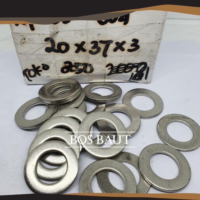 Ring Plat Stainless Steel SS304 - Washer Plat Stainless M20