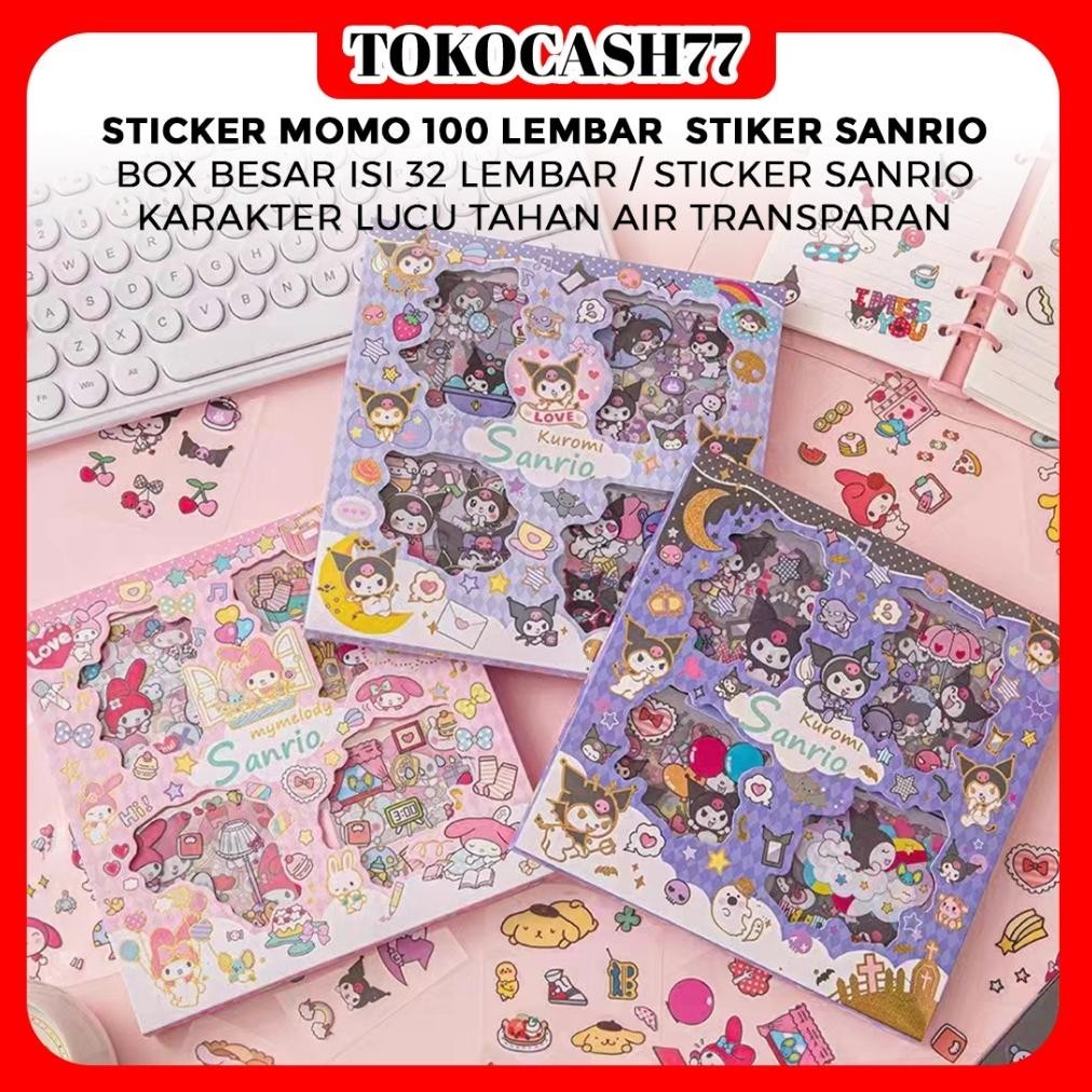 

STICKER MOMO WATERPROOF ISI 100 LEMBAR PER BOX