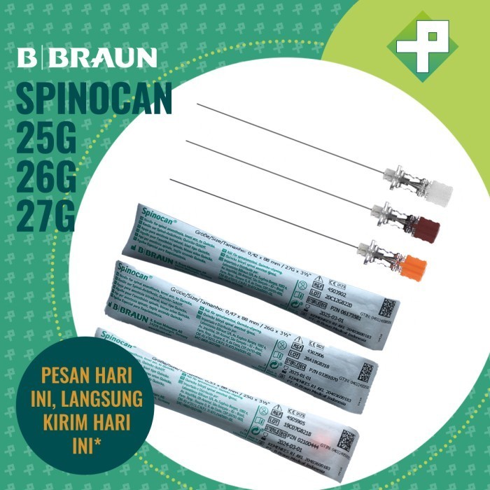 Terlaris Spinocan 25G 26G 27G BBraun / Spinal Needle BBraun Pcs SALE
