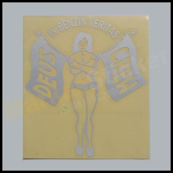 

DISKON STICKER DEUS CREW WHITE !!!!
