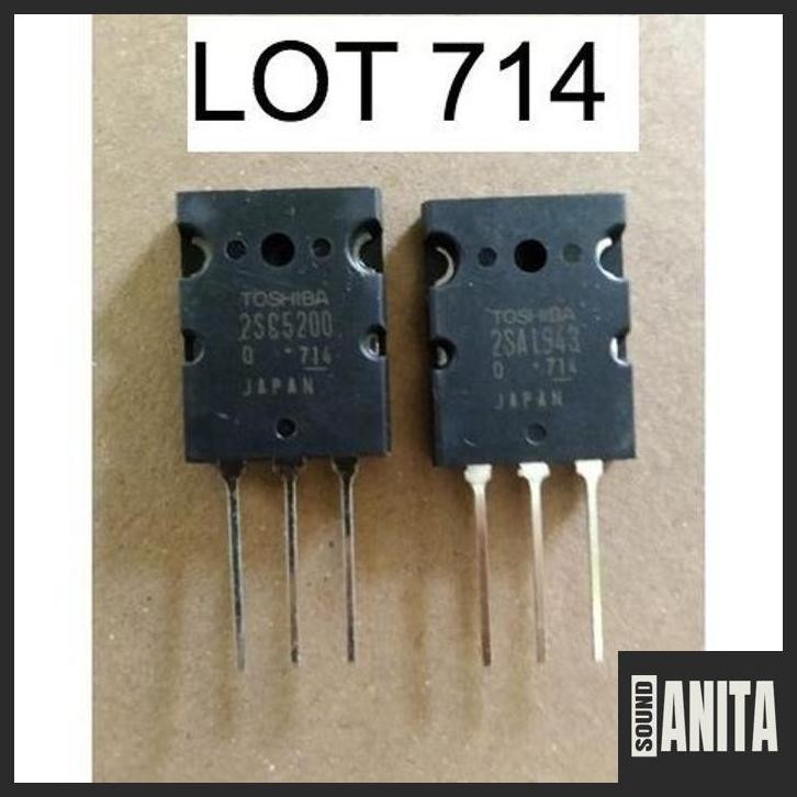 

Transistor TOSHIBA A1943 / C5200 KODE 714 anita__55