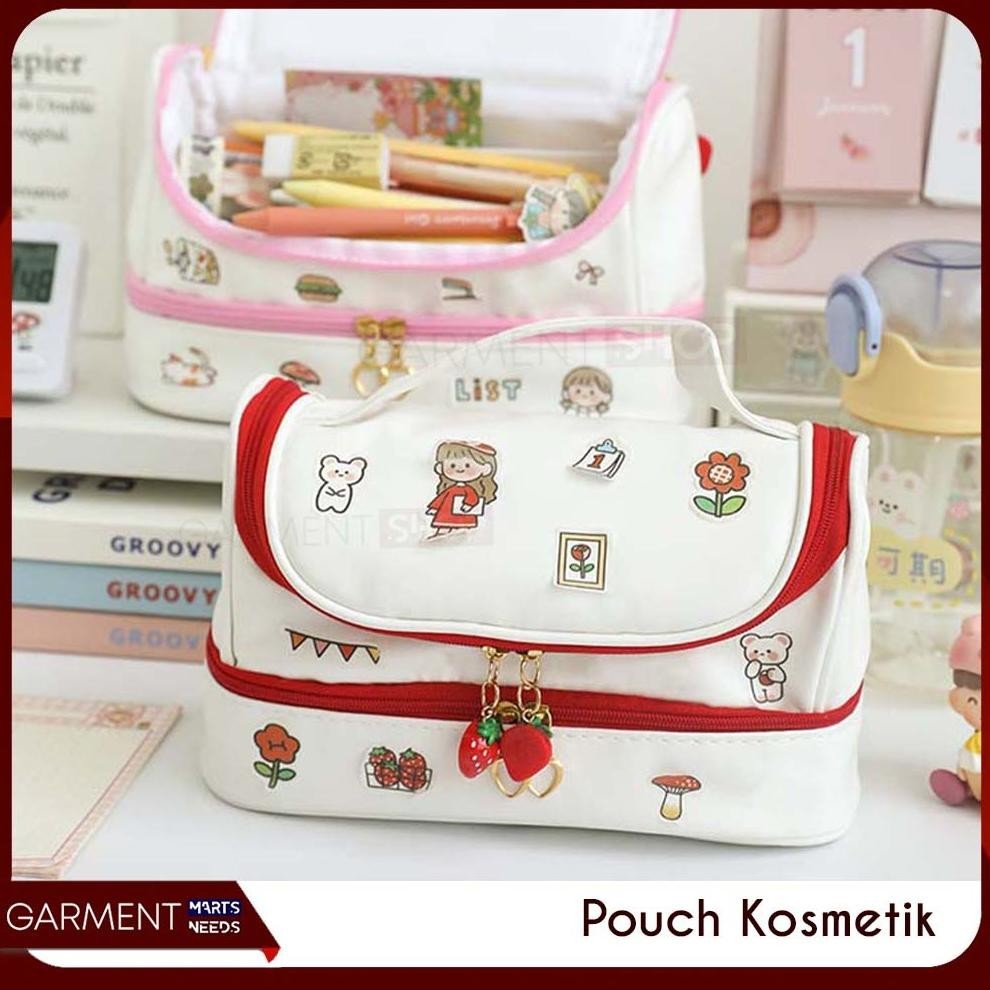 

PROMO Tempat Pensil Anak Import Lucu Pencil Case Korea Travel Make Up Pouch DIY Sticker Serbaguna Stiker Kelinci Beruang an-147